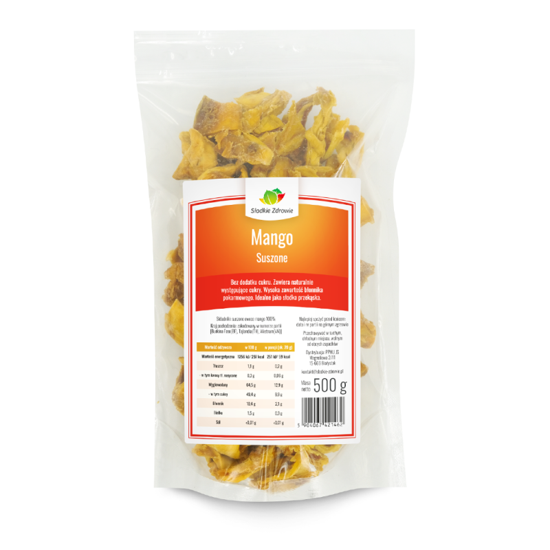 Mango suszone bez cukru 500g