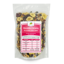 Mieszanka bakaliowa studencka z żurawiną 1kg