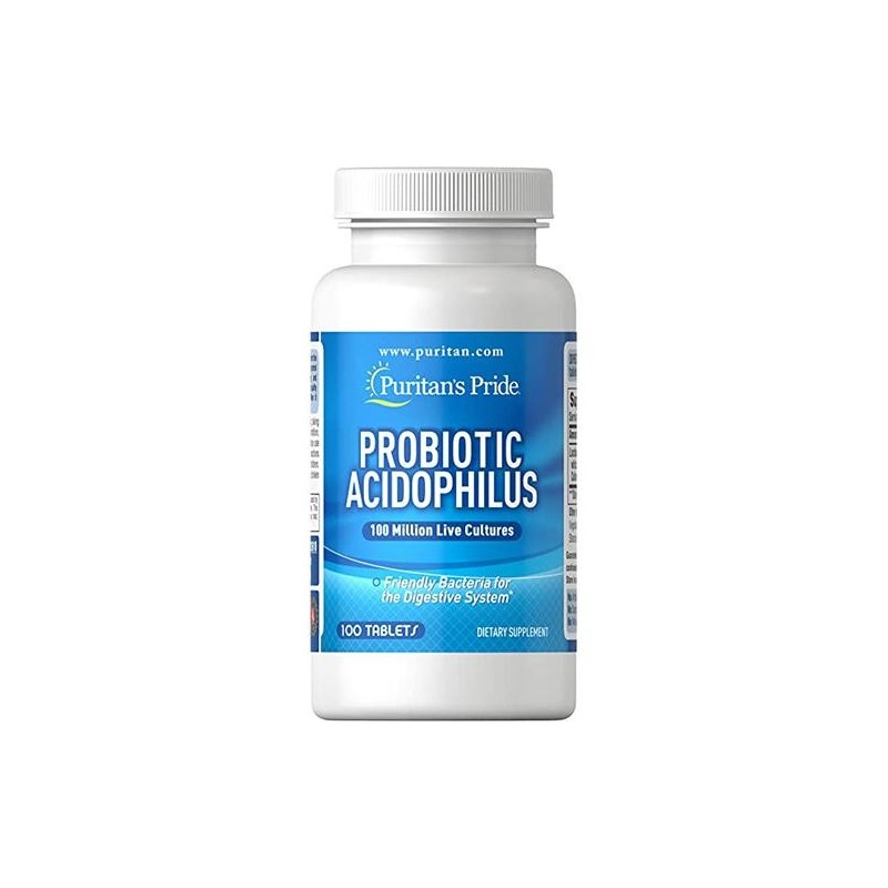 Probiotyk + wapń 100 tab Puritan's Pride