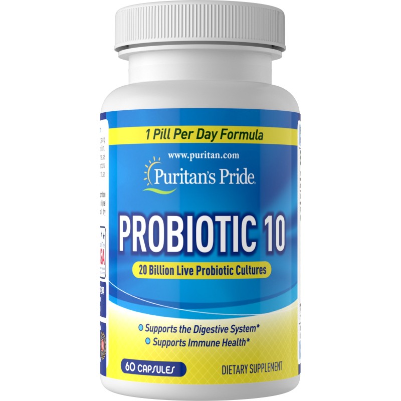 Probiotyk 10 Puritan's Pride 60 kaps