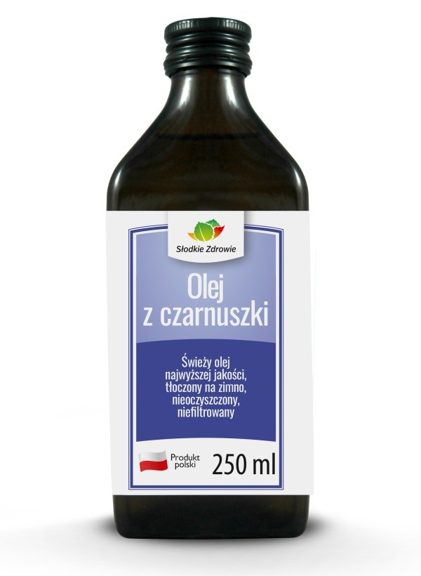 Olej z czarnuszki zimnotłoczony 250ml