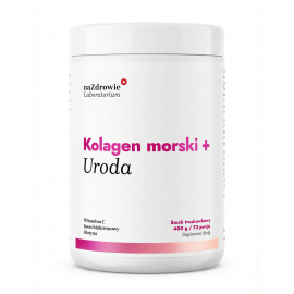 NaZdrowie Kolagen rybi + Uroda - morski z biotyną - 400g