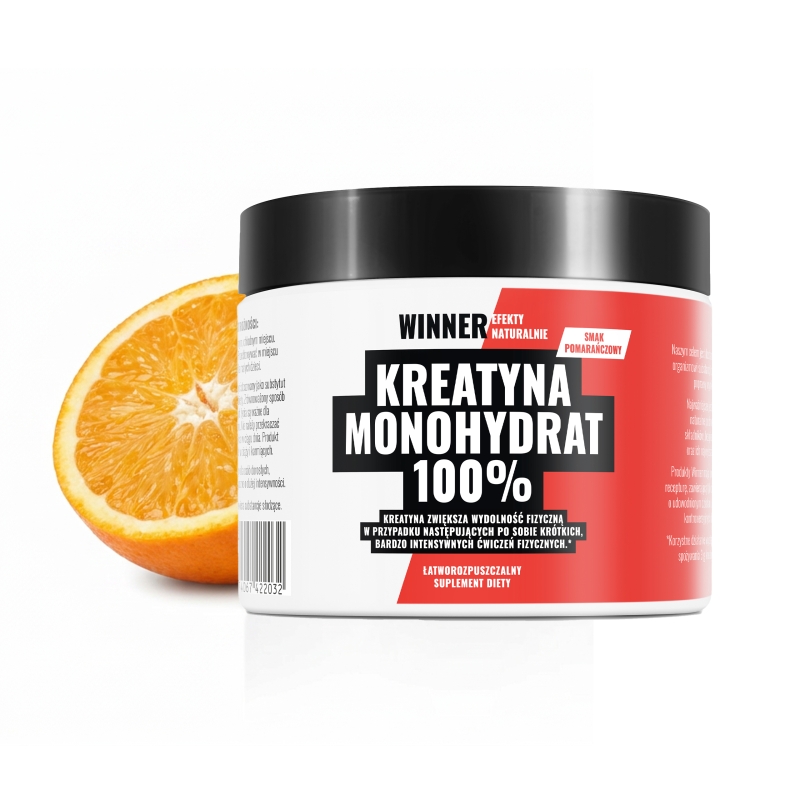 Winner Kreatyna - monohydrat smak pomarańczowy - 250g