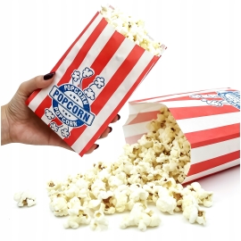 Torebki na popcorn – ekologiczne – 200 sztuk