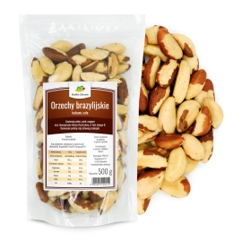 Słodkie Zdrowie Orzechy brazylijskie - całe łuskane - 500g