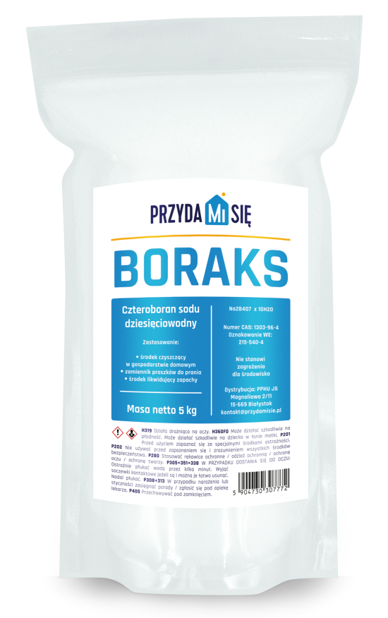 Boraks borax 10-wodny czteroboran sodu