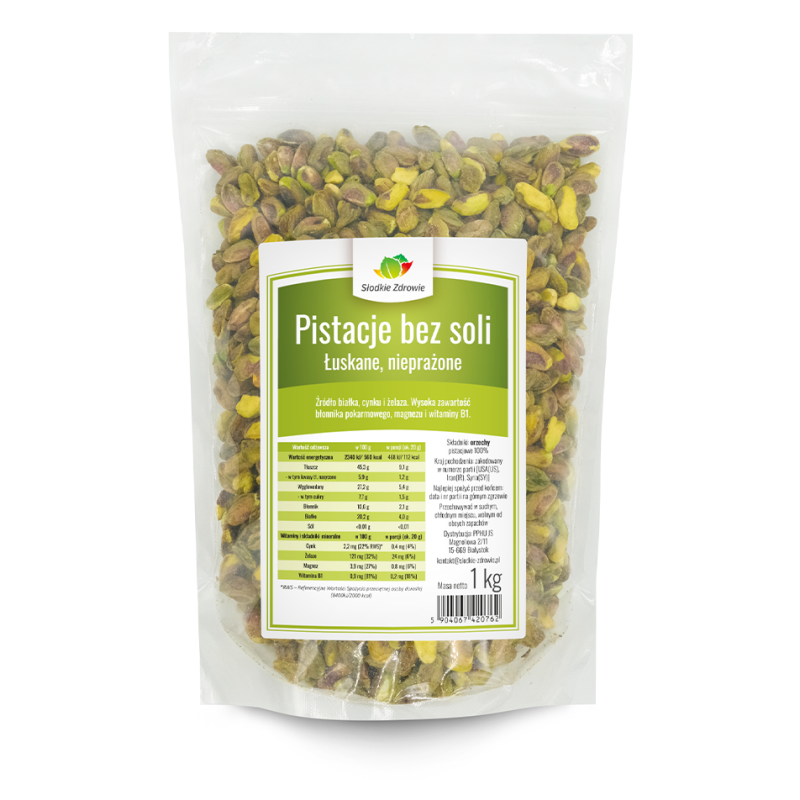 Pistacje bez soli 1kg