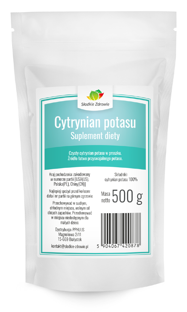 Cytrynian potasu 500g