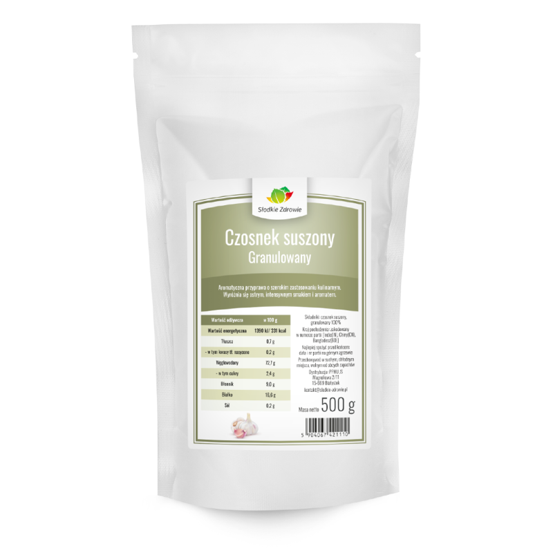 Czosnek suszony granulowany 500g
