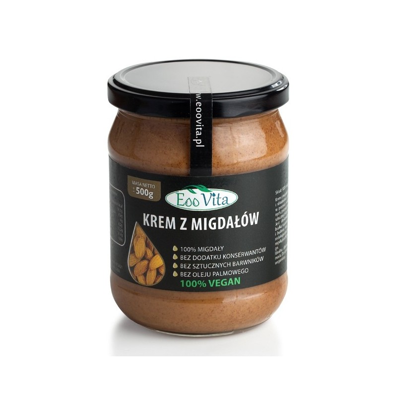 Pasta masło krem z migdałów 500g