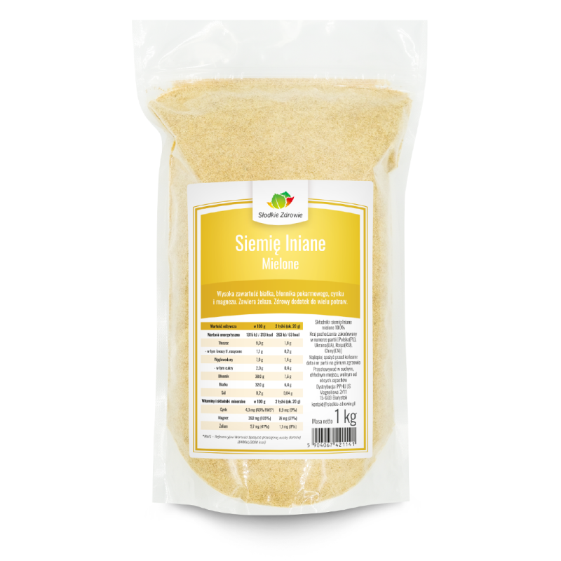 Siemię lniane mielone 1kg